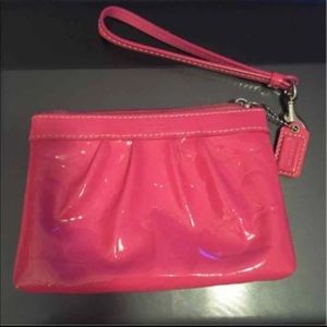 Pink Coach Wristlet